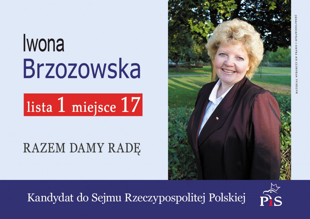 Poznan Brzozowska wybory 2015