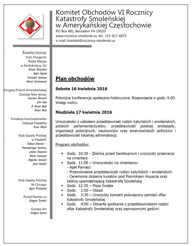 Czestochowa Amerykanska 16-17kwietnia2016