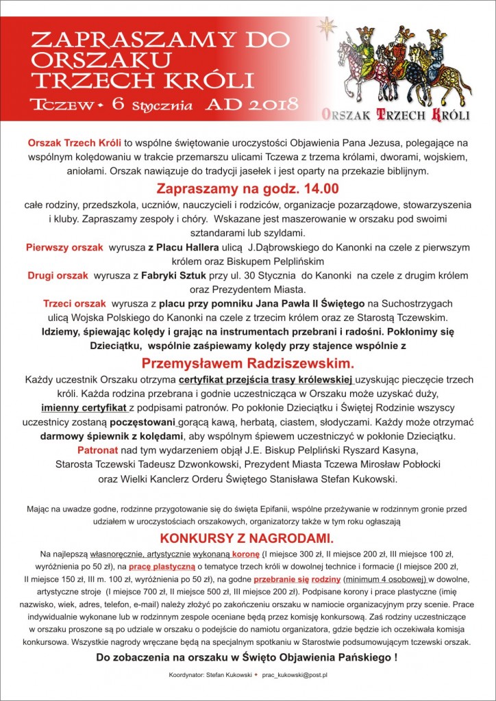 Tczew Orszak Trzech Króli
