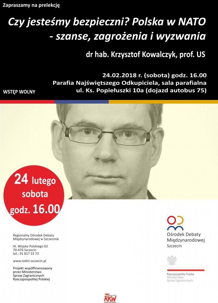 Zaproszenie prof. Krzysztof Kowalczyk