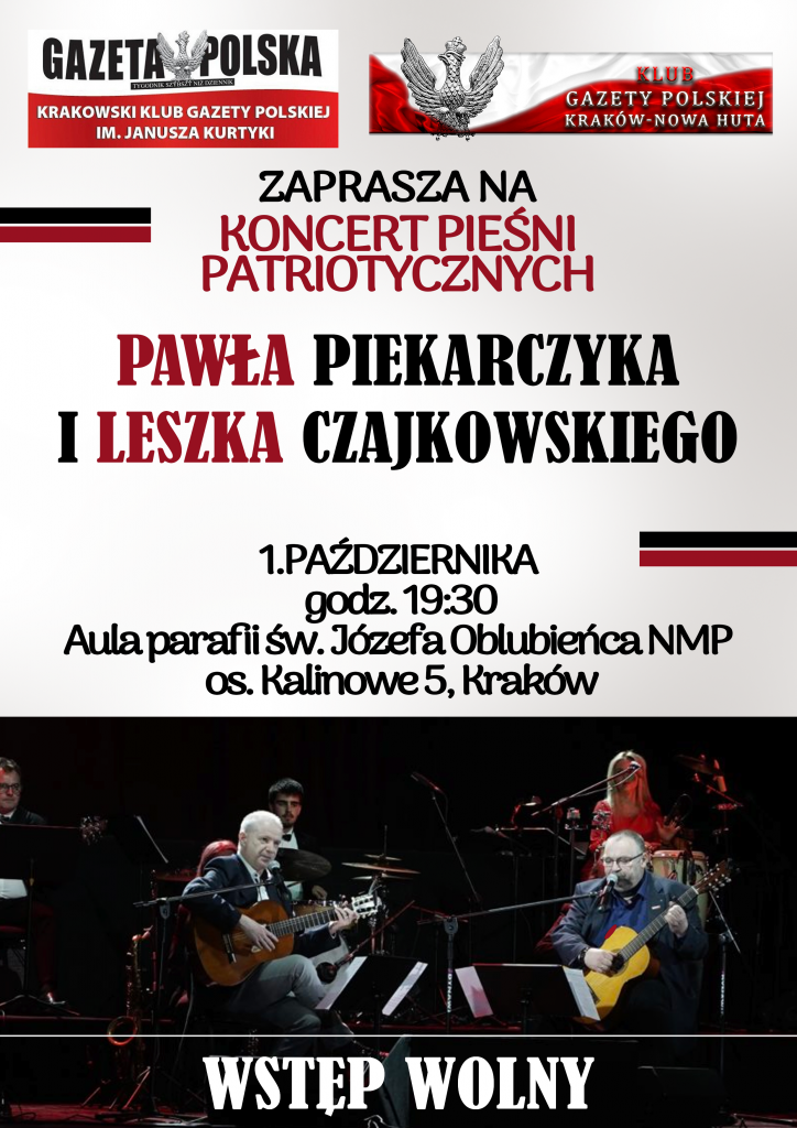 Plakat Koncert Paweł Piekarczyk