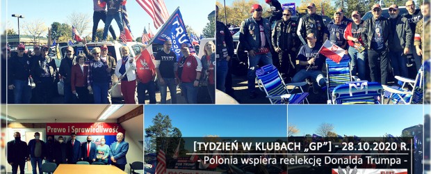 TYDZIEŃ W KLUBACH „GP” |Polonia wspiera reelekcję Donalda Trumpa
