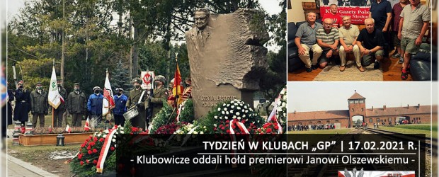 TYDZIEŃ W KLUBACH „GP”|Klubowicze oddali hołd premierowi Janowi Olszewskiemu
