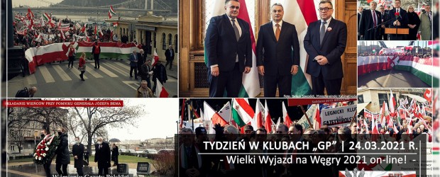 TYDZIEŃ W KLUBACH „GP”|Wielki Wyjazd na Węgry 2021 on-line