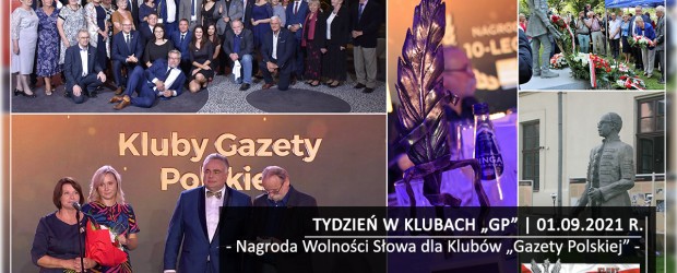 TYDZIEŃ W KLUBACH „GP”|Nagroda Wolności Słowa dla Klubów „Gazety Polskiej”