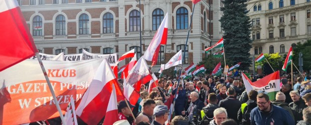 WIDEO | Budapesztański marsz i kluby „GP” w mediach, m.in. w głównych wiadomościach niemieckiej ZDF