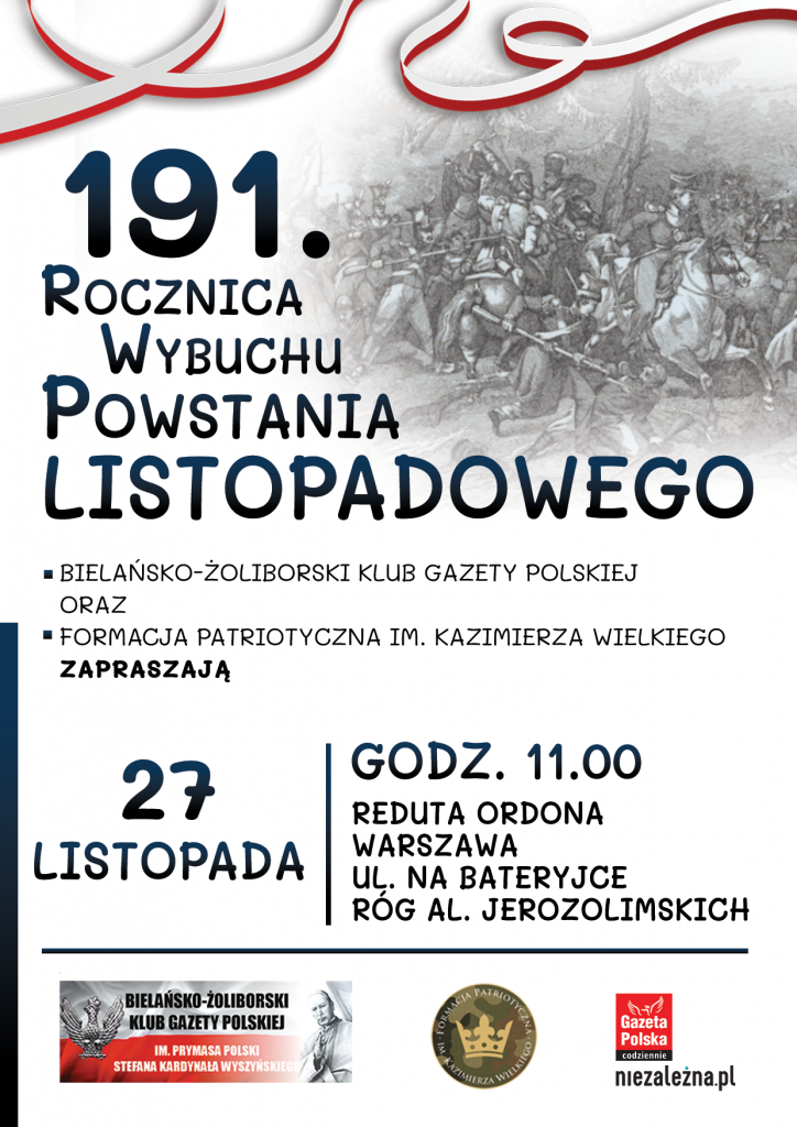 Warszawa Bielany Żoliborz - Powstanie Listopadowe