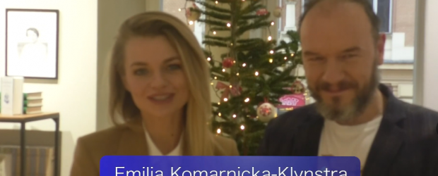 Życzenia Świąteczne i noworoczne – Emilia Komarnicka-Klynstra oraz Redbad Klynstra-Komarnicki