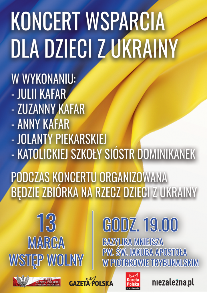 2022.03.13 Piotrków Trybunalski - Koncert Ukraina