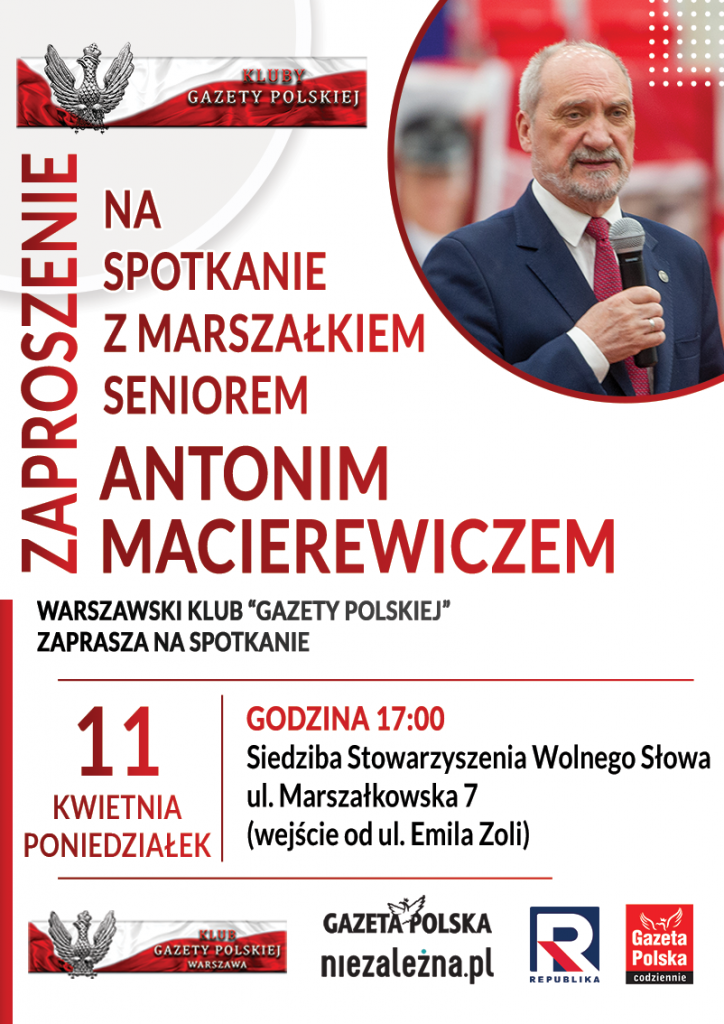 2022.04.11 Warszawa - Antoni Macierewicz