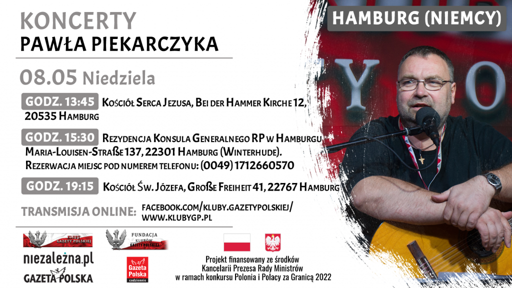 Koncert 8.05 - Hamburg 1,2,3