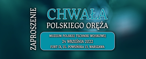 WARSZAWA | ZAPROSZENIE „Chwała Polskiego Oręża” – 24.09