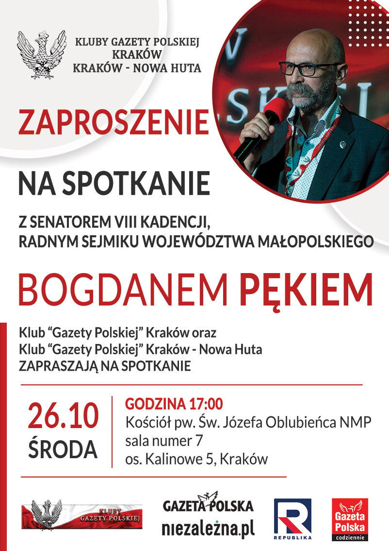 2022.10.26 Kraków - Bogdan Pęk