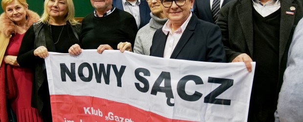 NOWY SĄCZ im. J. Gurgacza | Klubowicze na spotkaniu z Beatą Szydło.