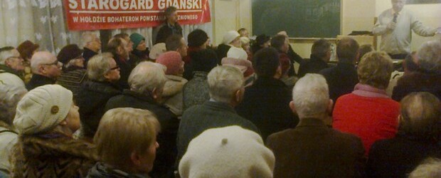 Spotkanie z prof. Jerzym Robertem Nowakiem w Starogardzie Gd.
