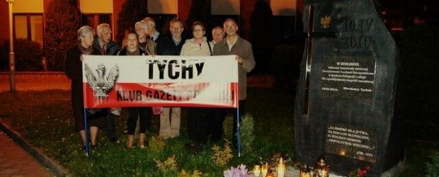 Tychy – 10 października 2013 r. – 42 miesiące po Tragedii Smoleńskiej.