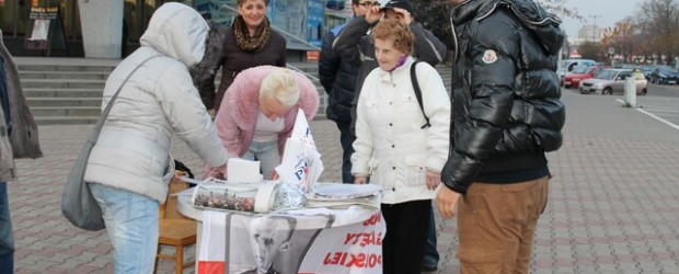 Zbieranie podpisów za nadaniem nazwy Ronda Imienia Lecha i Marii Kaczyńskich w Koninie.