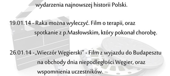 [Krzywiń] Zimowy Klub Filmowy – repertuar na miesiąc styczeń: