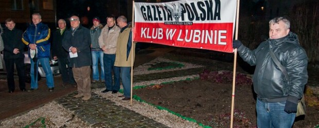 Lubin – 10 grudnia – kolejny 44 miesiąc po Tragedii Smoleńskiej.