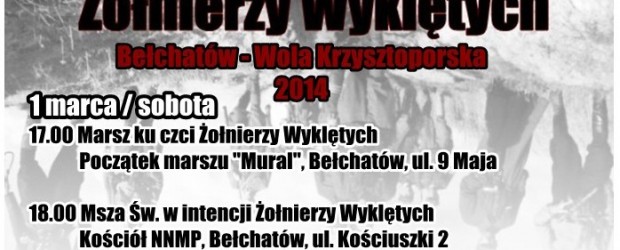 Program obchodów Dnia Żołnierzy Wyklętych – Bełchatów 2014