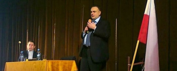 Red. nacz. GP T. Sakiewicz oraz B. Wildstein na spotkaniu w Łodzi