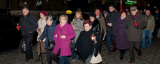 10 marca 2014 roku w Lubinie uczczono pamięć ofiar smoleńskich