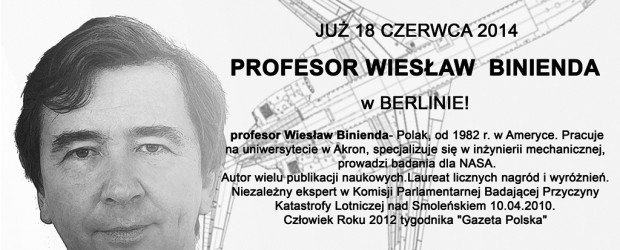 Prof. Wiesław Binienda w Berlinie 18 czerwca