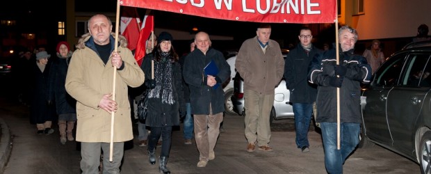 10 luty 2014r. – miesięcznica tragedii smoleńskiej w Lubinie