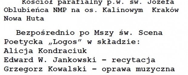 Kraków – Nowa Huta – uroczysta Msza Św. w intencji Ojczyzny oraz Ofiar Tragedii smoleńskiej, 8 maja…