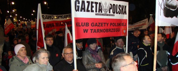 Delegacja Klubu „GP” z Tarnobrzegu na urcozcystościach w Warszawie