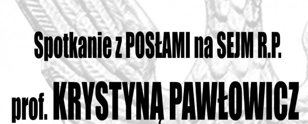 Gliwice – spotkanie z posłami na Sejm RP prof. Krystyną Pawłowicz i Izabelą Kloc, 19 maja