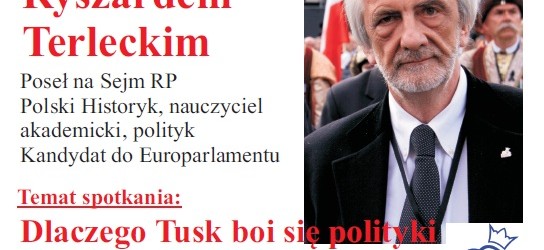 Andrychów, Busko-Zdrój – spotkanie z Prof. Ryszardem Terleckim, 16 maja