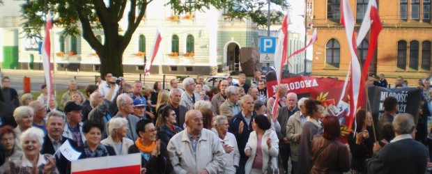 Antyrządowy Protest w Bydgoszczy