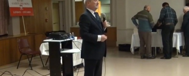 Poseł Antoni Macierewicz w London, Kanada (wideo)