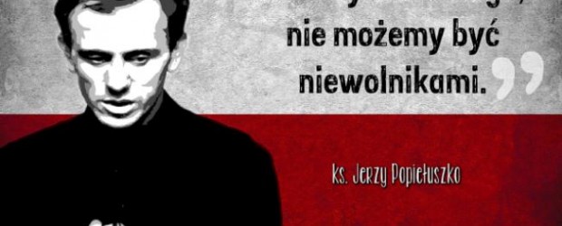 Łowicz: rocznica zabójstwa błogosławionego   księdza Jerzego Popiełuszki patrona NSZZ Solidarność