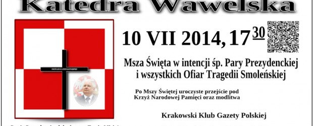 Kraków  – 51-sza miesięcznica tragedii smoleńskiej, 10 lipca