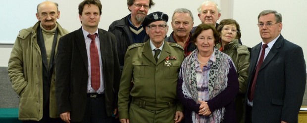 Spotkanie patriotyczne z kpt Stanisławem Szuro w Nowej Hucie
