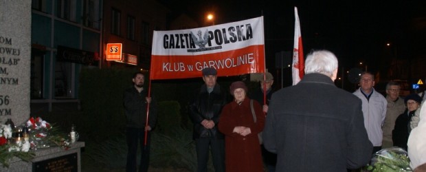 Miesięcznica tragedii smoleńskiej w Garwolinie – 10 marca 2014r.