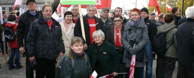 11 listopada 2012 w Chełmie oraz Marsz  Niepodległości w Warszawie