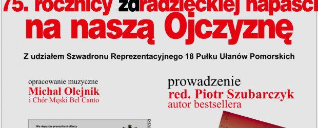 Tczew – obchody 75. Rocznicy zdradzieckiej napaści na naszą Ojczyznę, 17 września