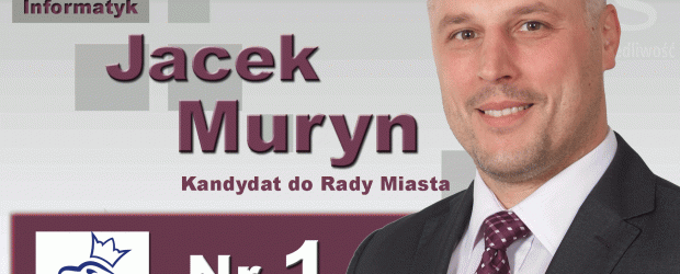 [Koszalin] Jacek Muryn – Kandydat do Rady Miasta