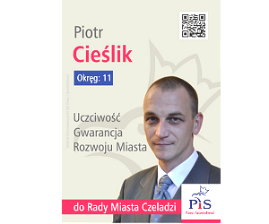 [Będzin II] Piotr Cieślik – kandydat do Rady Miasta Czeladzi