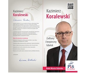 [Gdańsk II] Kazimierz Koralewski – kandydat do Rady Miasta Gdańsk