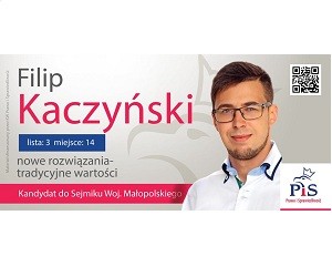 [Wadowice] Filip Kaczyński – kandydat do Sejmiku Woj. Małopolskiego