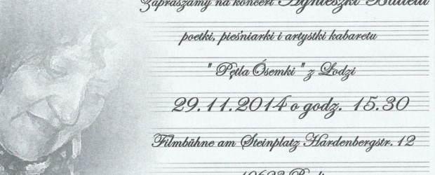 Berlin – koncert Agnieszki Battelli, 29 listopada, g. 15.30