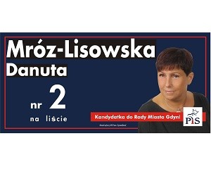 [Gdynia] Danuta Lisowska-Mróz – kandydatka do Rady Miasta