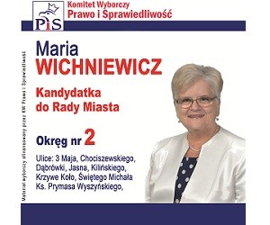 [Gniezno] Maria Wichniewicz – kandydat do Rady Miasta