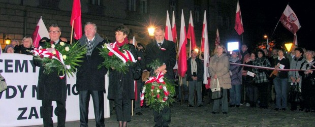 55 Miesięcznica Smoleńska w Krakowie (wideo)