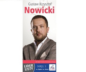 [Bydgoszcz] Gustaw Krzysztof Nowicki – kandydat do Rady Powiatu