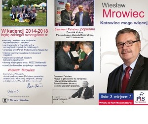 [Katowice] Wiesław Morawiec – kandydat do Rady Miasta